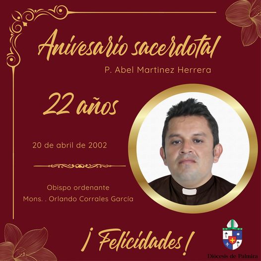 Aniversario sacerdotal P. Abel Martínez