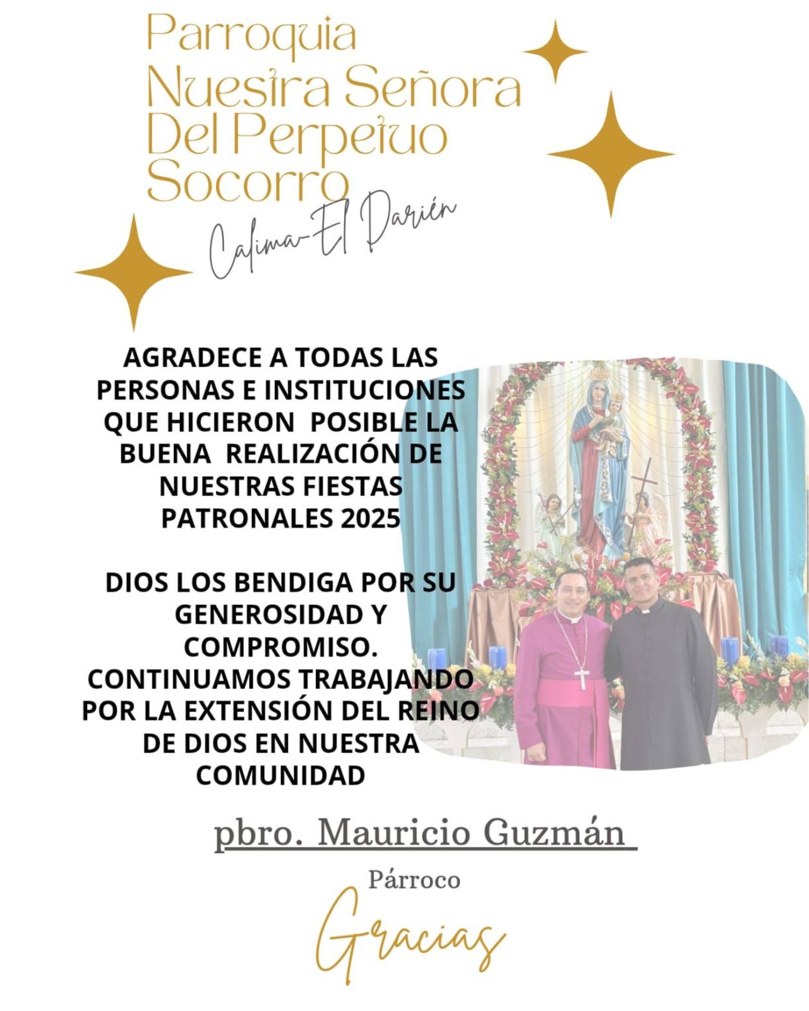 Fiestas Patronales de Nuestra Señora del Perpetuo Socorro en Calima Darién