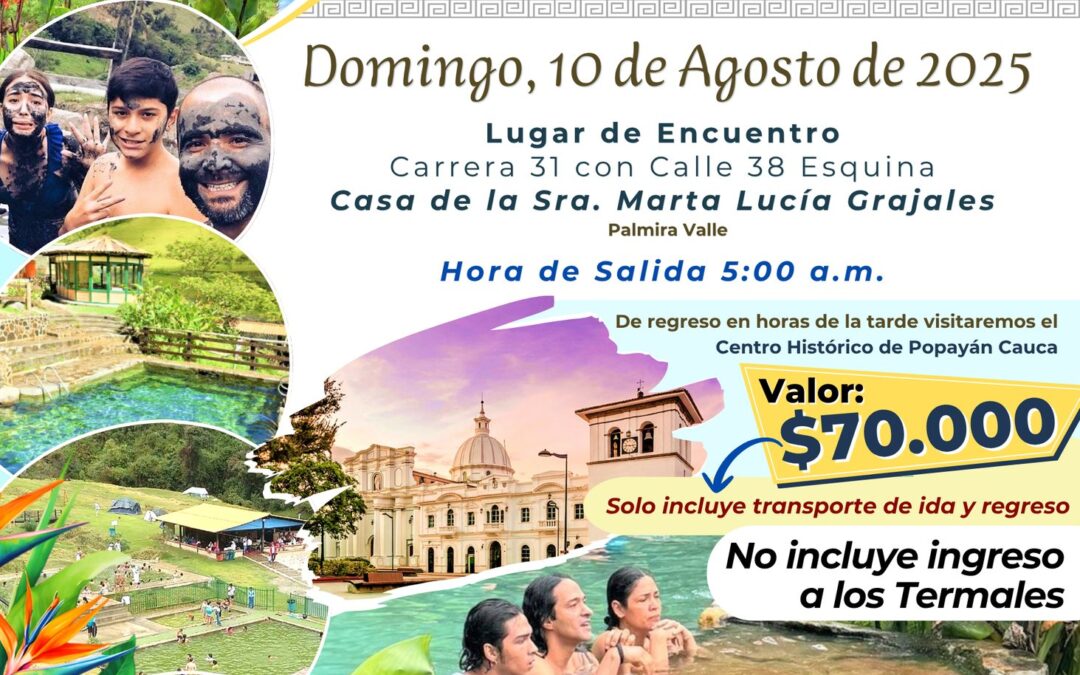Invitación pasadía parroquia San Vicente de Paúl