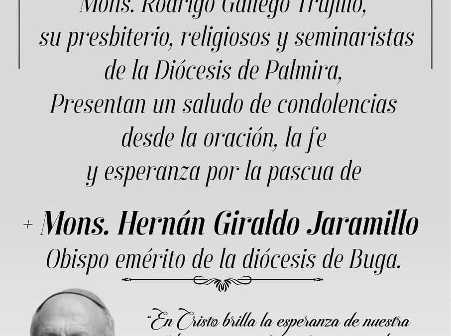 Condolencias desde la oración
