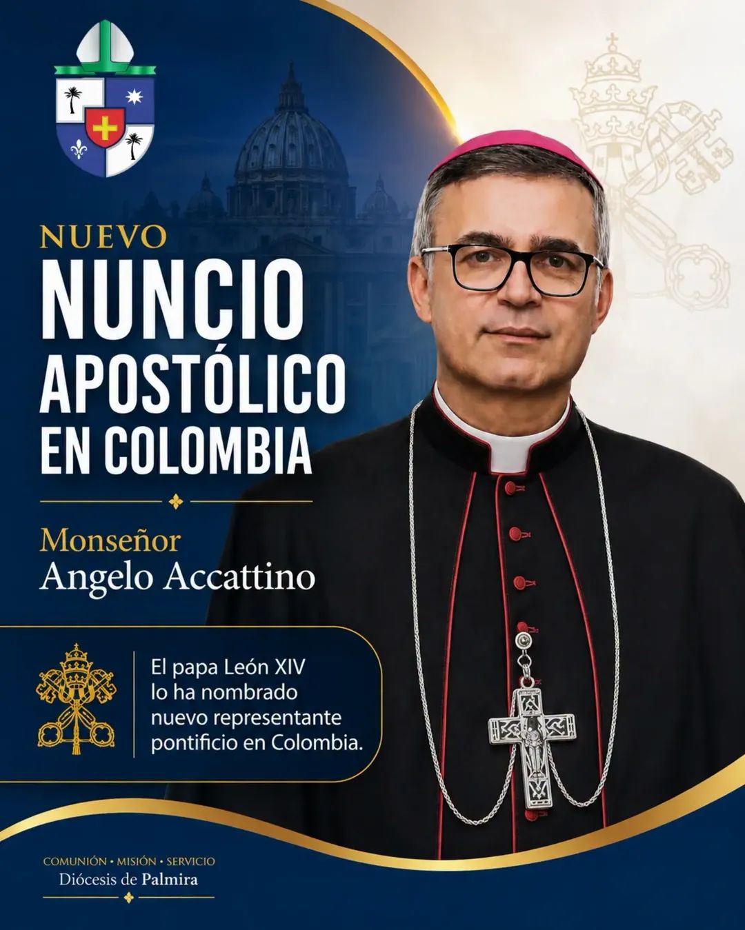 Nuevo Nuncio Apostólico en Colombia